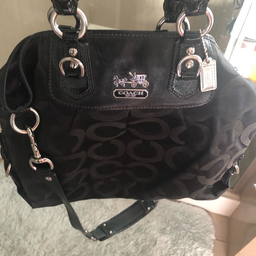 Black Coach purse.
